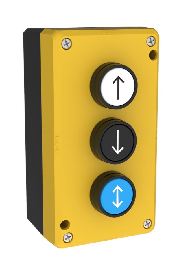 Maintenance Box KEB-A3A002 – 3 Openings, 76 × 76 × 56 mm