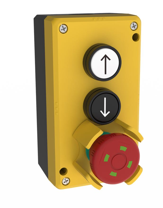 Maintenance Box KEB-A3A003 – 3 Openings, 76 × 76 × 56 mm
