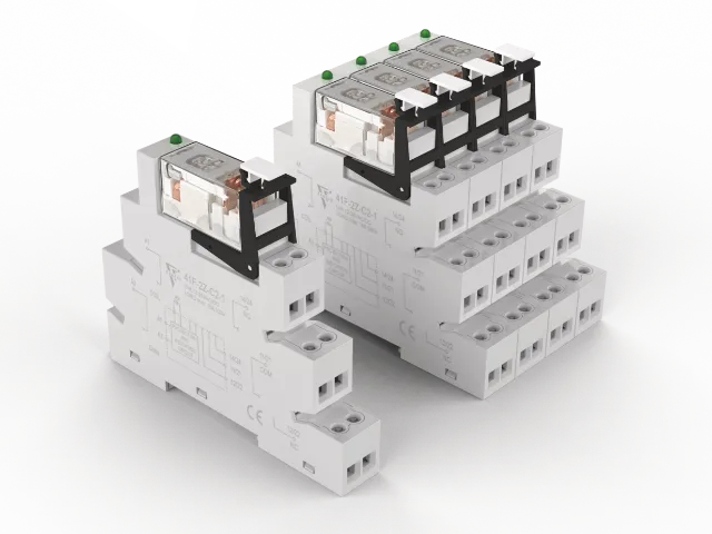 KINRED 41F relay socket for DIN rail mounting