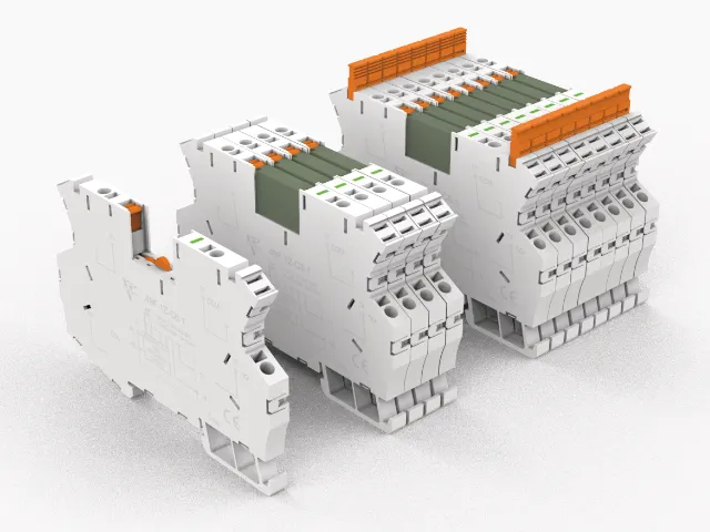 KINRED 49F relay socket for DIN rail mounting