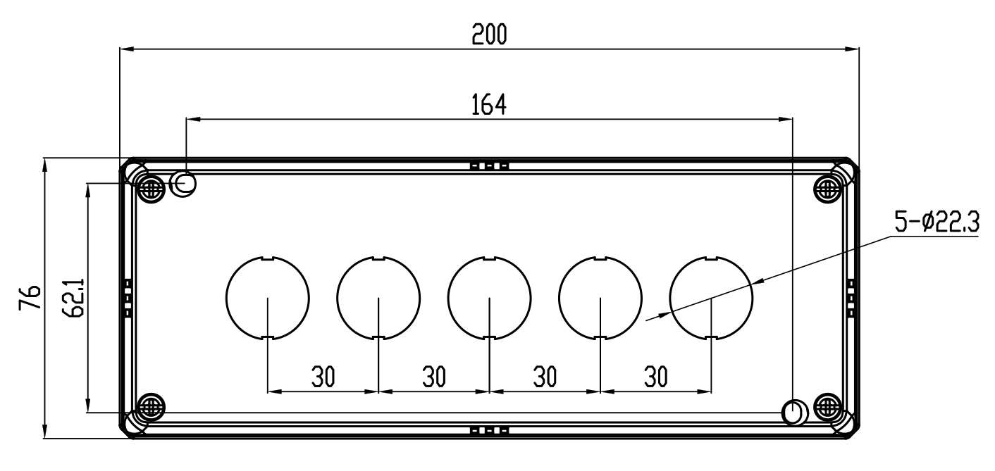 KEB-A5B — Front view