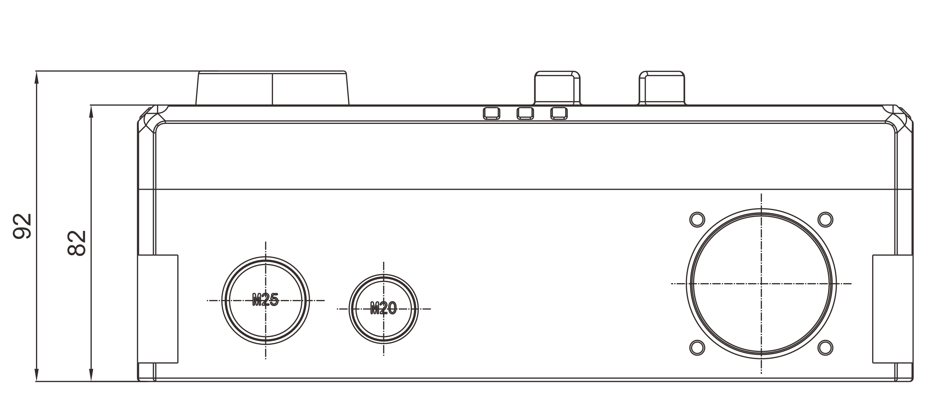 KEB-F8A — Side view