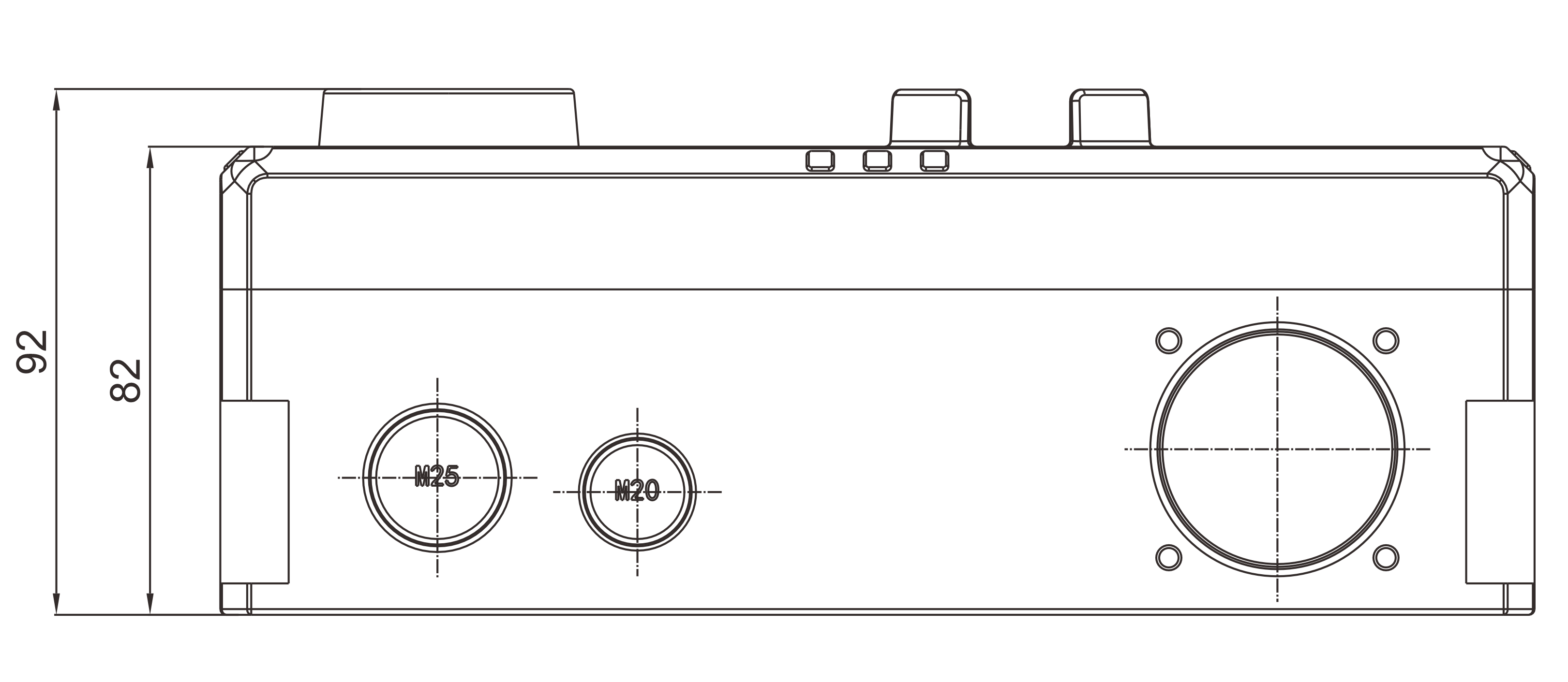 KEB-F8B — Side view