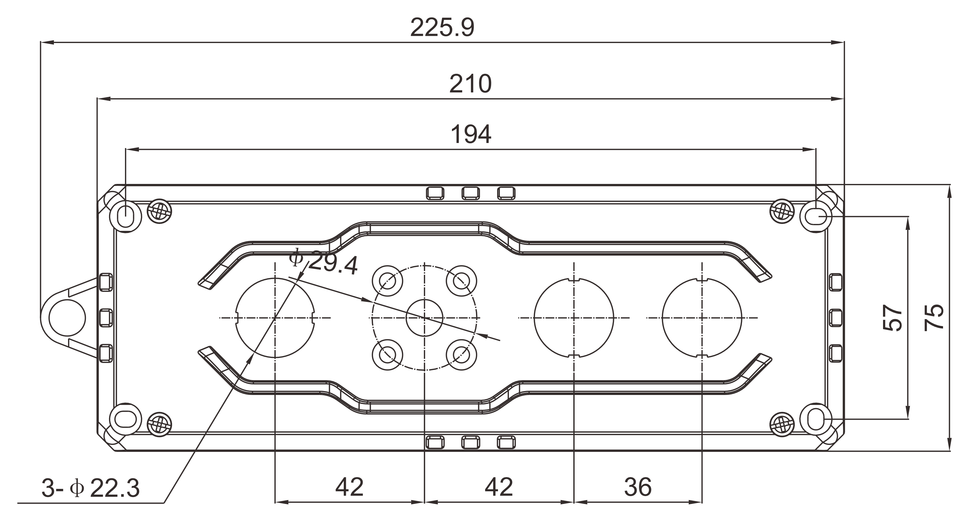 KEB-S4B — Front view